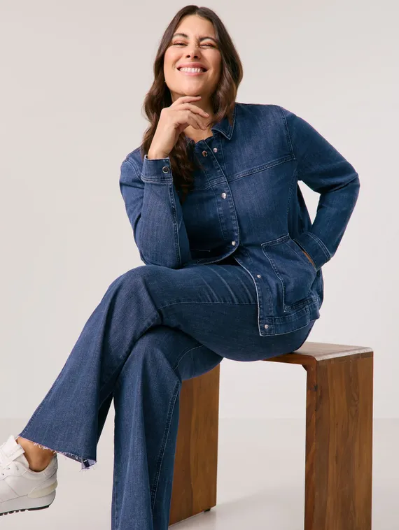 SAMOON Куртка джинсовая