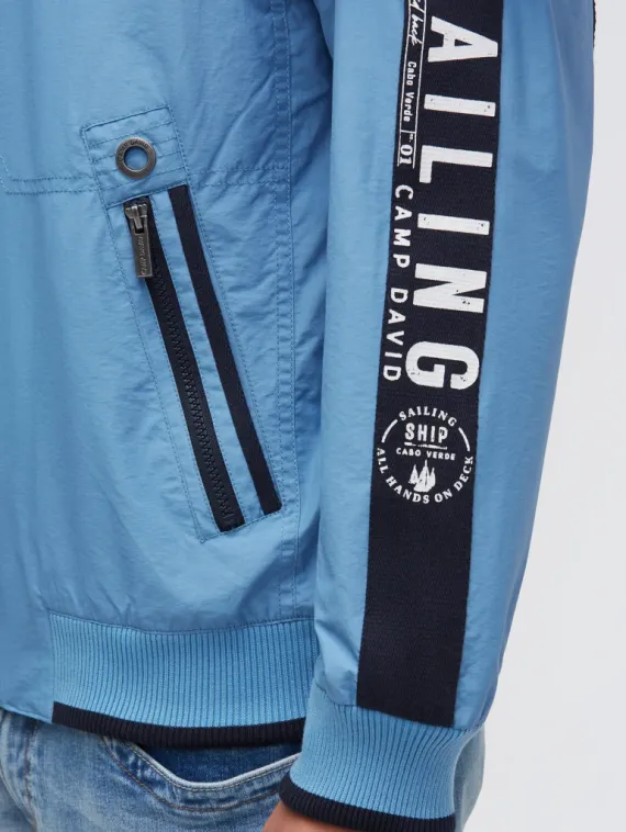 CAMP DAVID Ветровка-блузон с логотипом