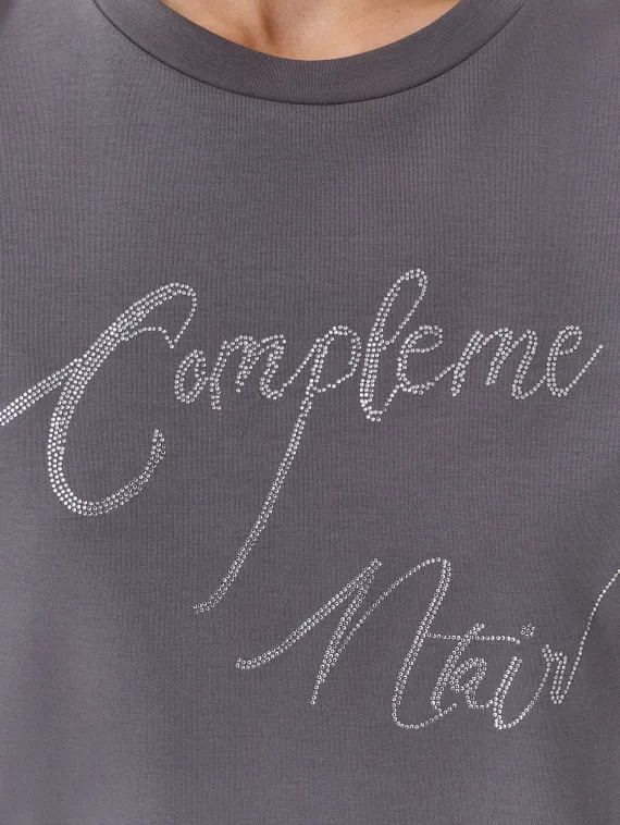 BULMER Футболка с принтом из страз