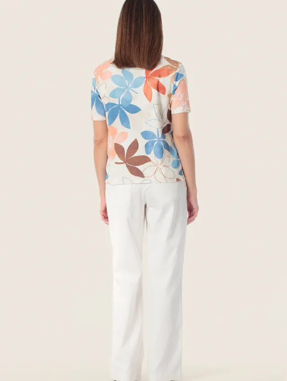 GERRY WEBER Футболка с ботаническим принтом