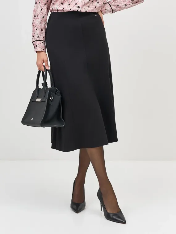 BULMER Юбка-трапеция из смесовой вискозы