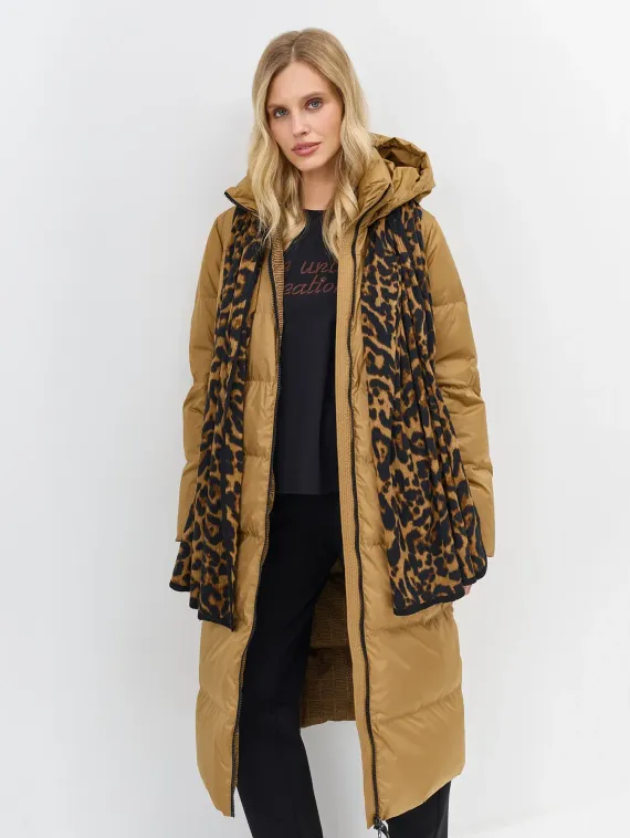 BULMER Стеганое пальто с контрастной фурнитурой