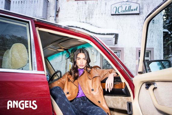 ANGELS Джинсы с принтом