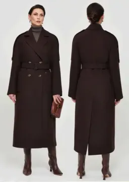 Dolche Moda Пальто из шерсти и шелка