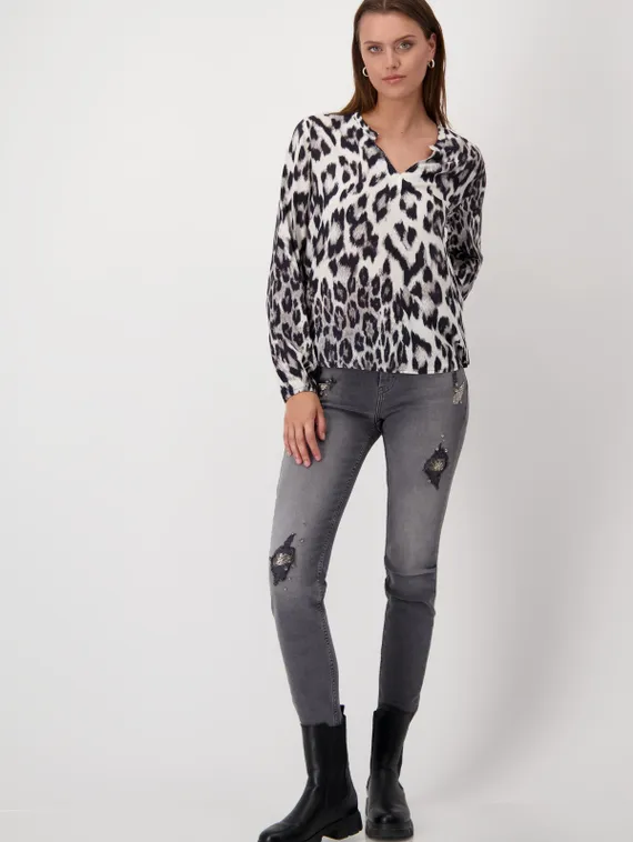 MONARI Блуза с принтом