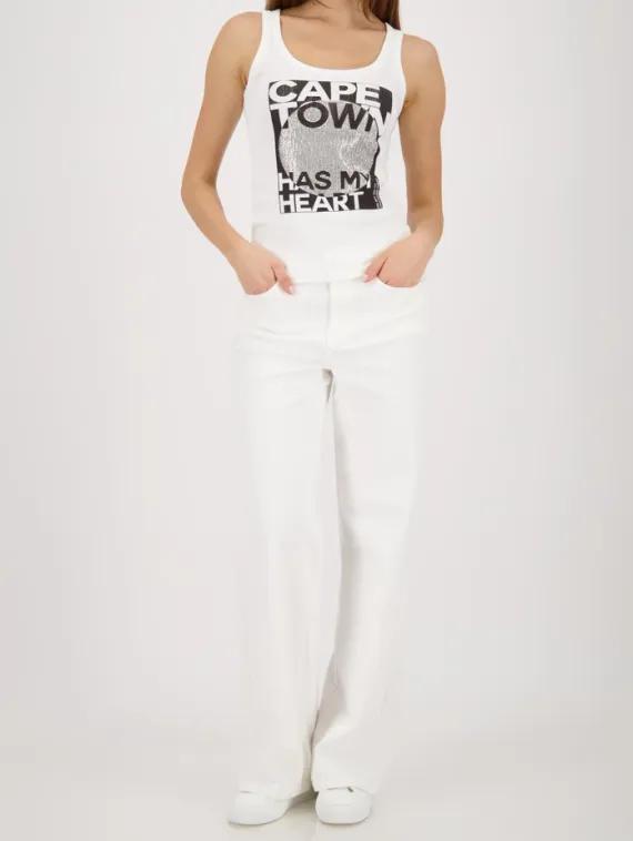 MONARI Топ с надписью