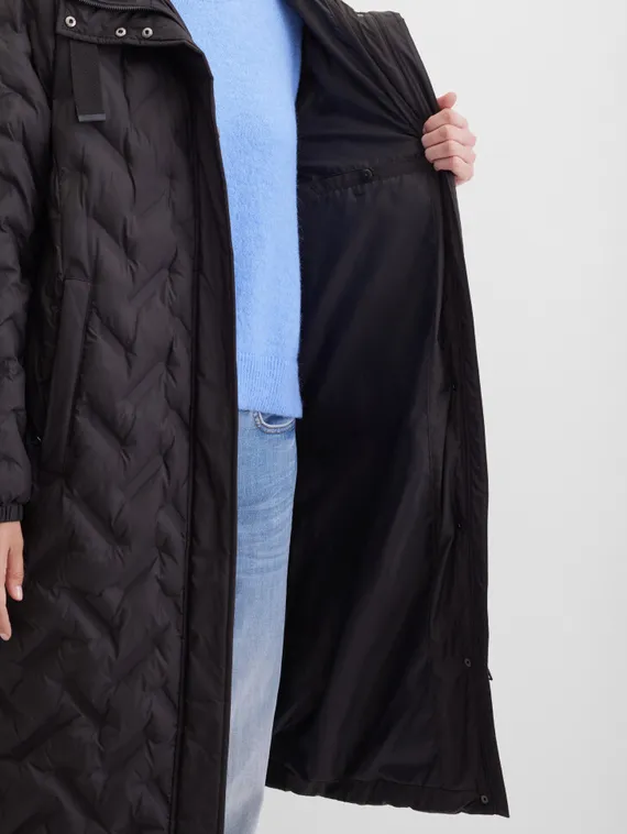 SOUL4ME Пальто стеганое с капюшоном