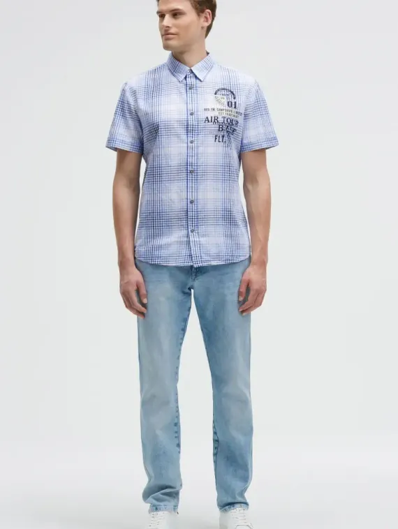 CAMP DAVID Рубашка в клетку