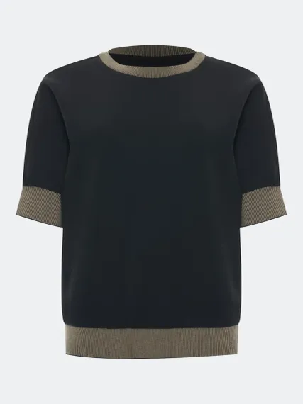 BULMER Джемпер с контрастным рибом