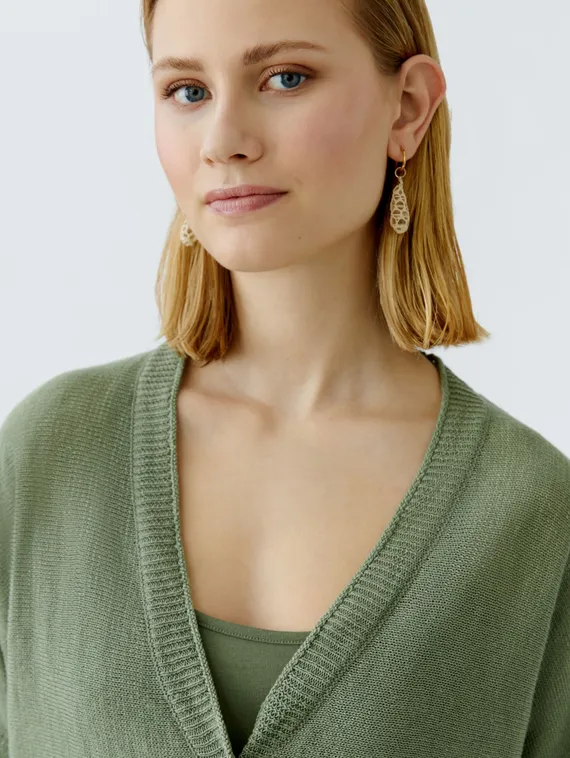 Oui Кардиган из льна