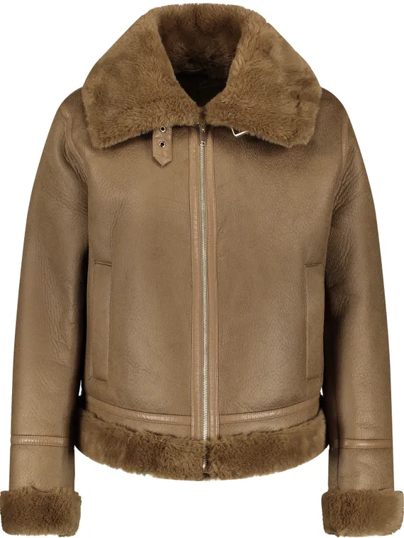 TAIFUN Куртка с искусственным мехом