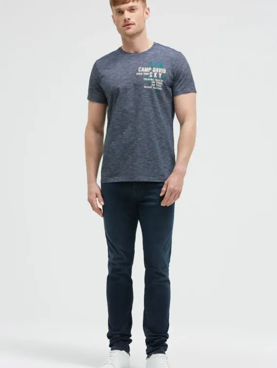 CAMP DAVID Футболка в тонкую полоску