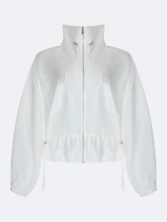 BULMER Белый полупрозрачный жакет