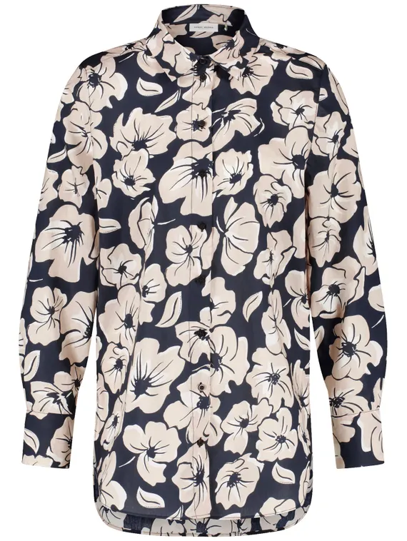 GERRY WEBER Рубашка с цветочным принтом