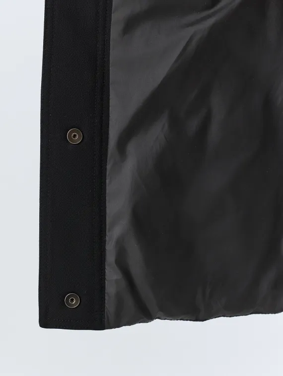 BULMER Стеганая куртка на натуральном утеплителе черная