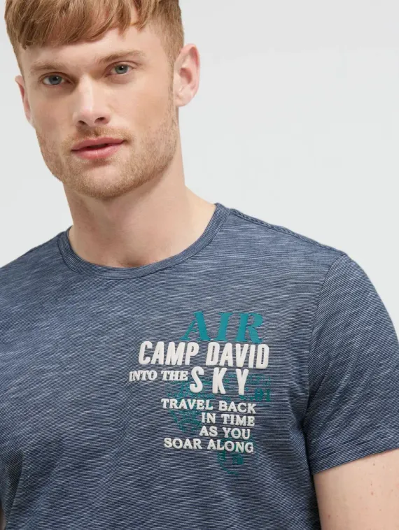 CAMP DAVID Футболка в тонкую полоску