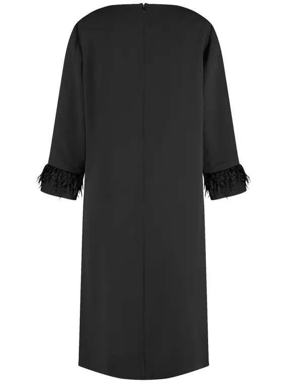 GERRY WEBER Платье с отделкой из перьев