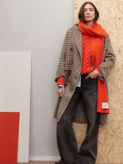 Oui Шарф из смесового хлопка