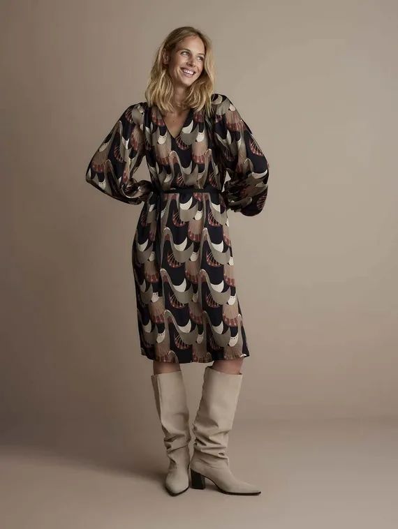 SUMMUM Платье с принтом