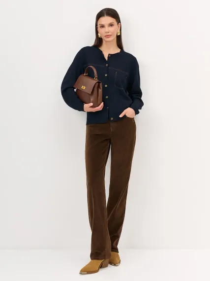 BULMER Кардиган с контрастными строчками