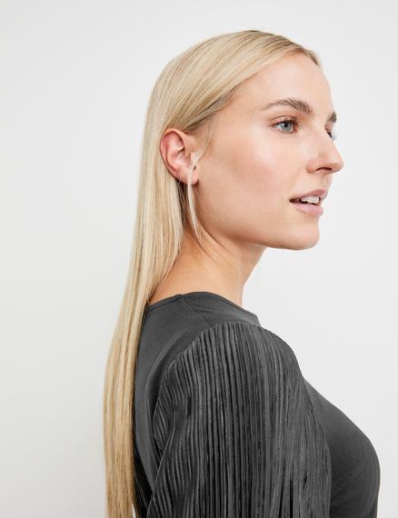 TAIFUN Блуза с плиссированными рукавами