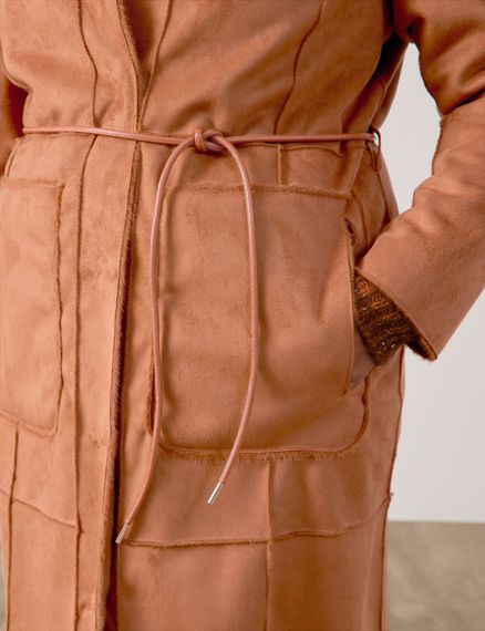 SAMOON Пальто из искусственной замши