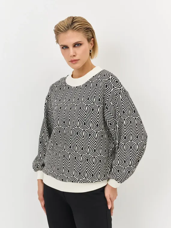 BULMER Джемпер с графичным принтом