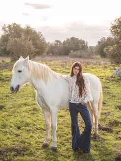 SUMMUM Прозрачная кружевная блуза