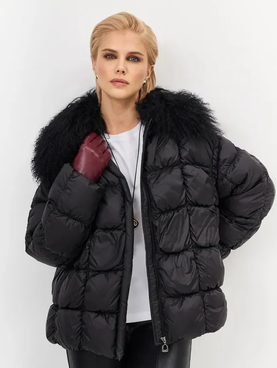 BULMER Куртка пуховая с меховым воротником