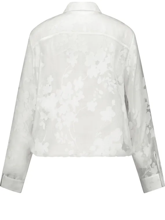 TAIFUN Блуза прозрачная