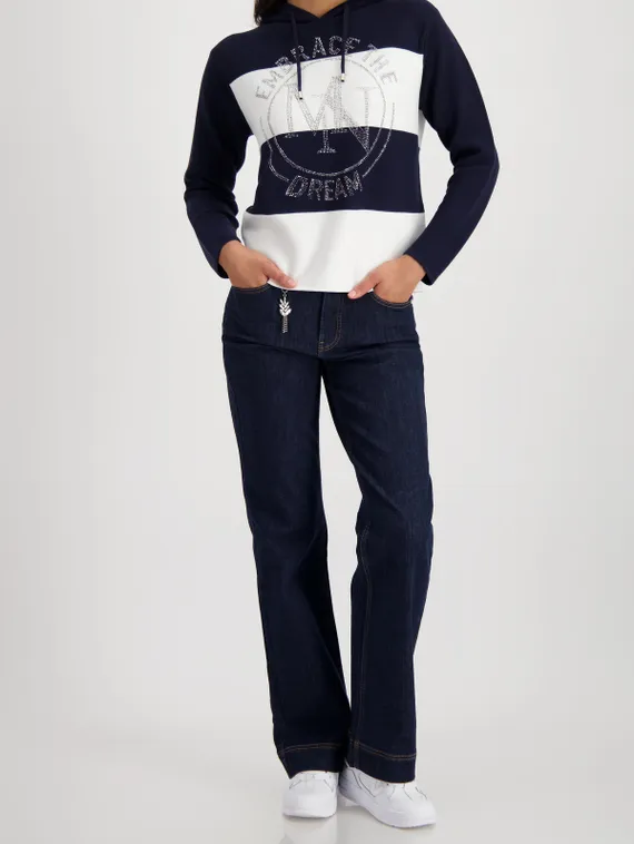 MONARI Джемпер с декоративной эмблемой