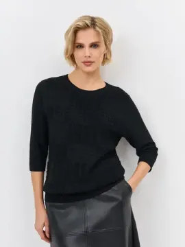 BULMER Фактурный джемпер с мерцающими пайетками