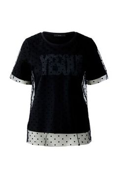 Oui Футболка с сеткой