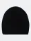 BULMER Шапка в рубчик с ангорой черная
