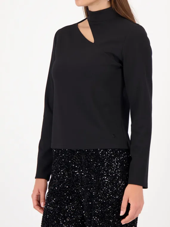 MONARI Толстовка с вырезом и воротником-стойкой