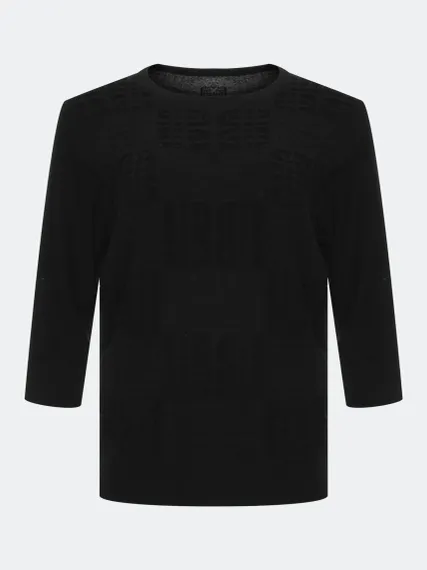 BULMER Фактурный джемпер с мерцающими пайетками