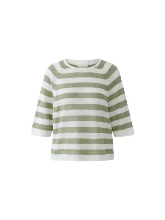 Oui Пуловер из 100% льна