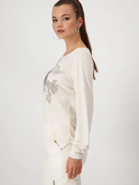 MONARI Блуза-рубашка с узором пэйсли