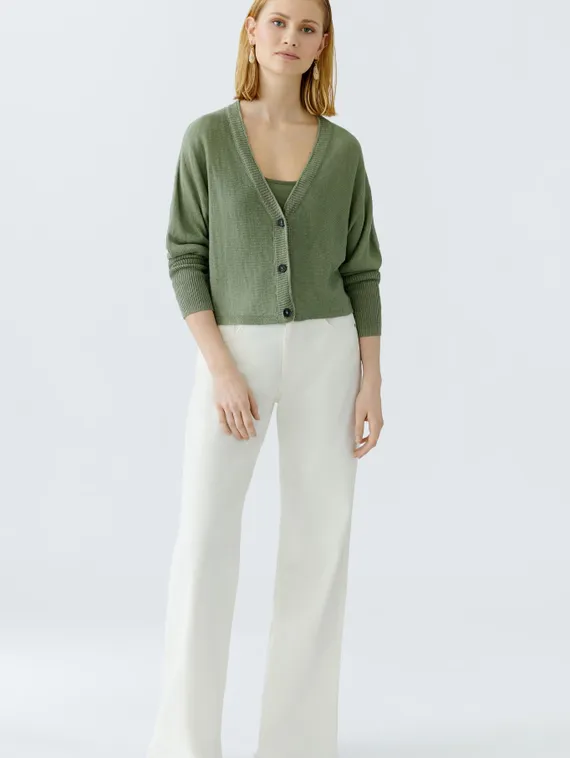 Oui Кардиган из льна