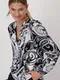 MONARI Блуза вискозная с узором пэйсли