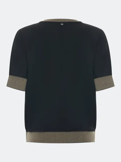 BULMER Джемпер с контрастным рибом