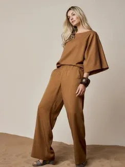 SUMMUM Топ с широкими рукавами