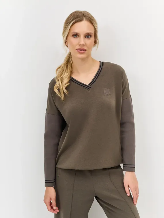 BULMER Свитшот с V-образным вырезом