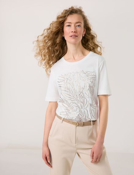 GERRY WEBER Топ с мерцающим принтом