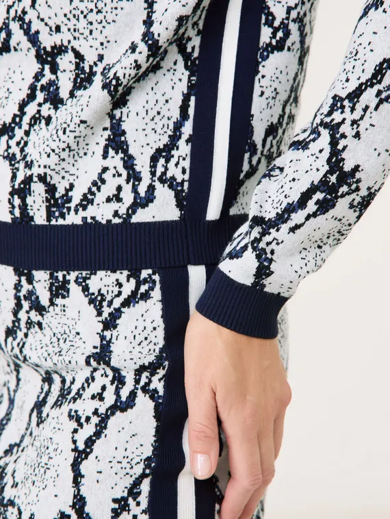 GERRY WEBER Джемпер с принтом змеи