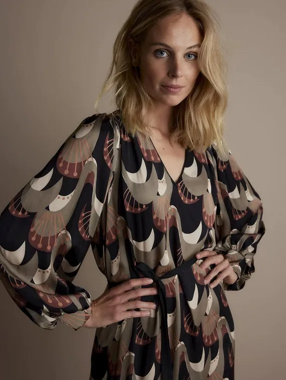 SUMMUM Платье с принтом