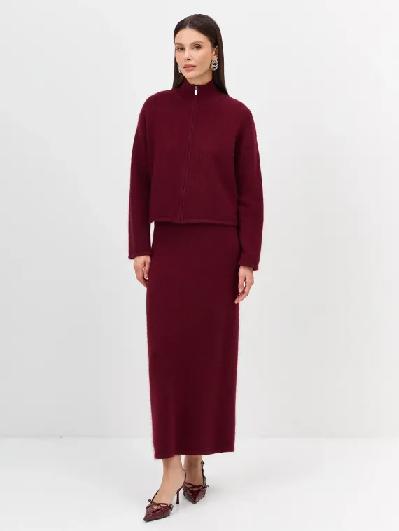 BULMER Укороченный бомбер с ангорой