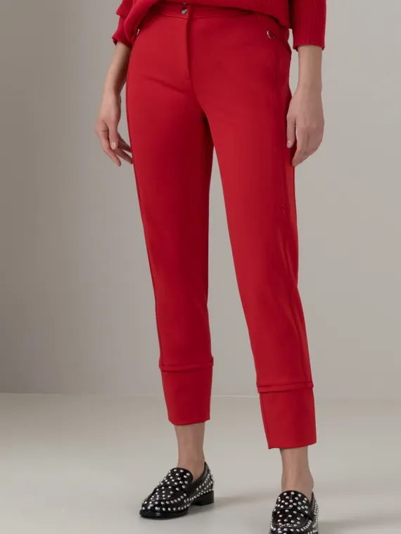 Брюки с карманами на молнии BIANCA