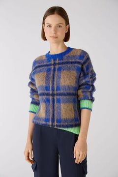 Oui Пуловер с добавлением шерсти