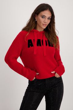 MONARI Вязаный джемпер с надписью